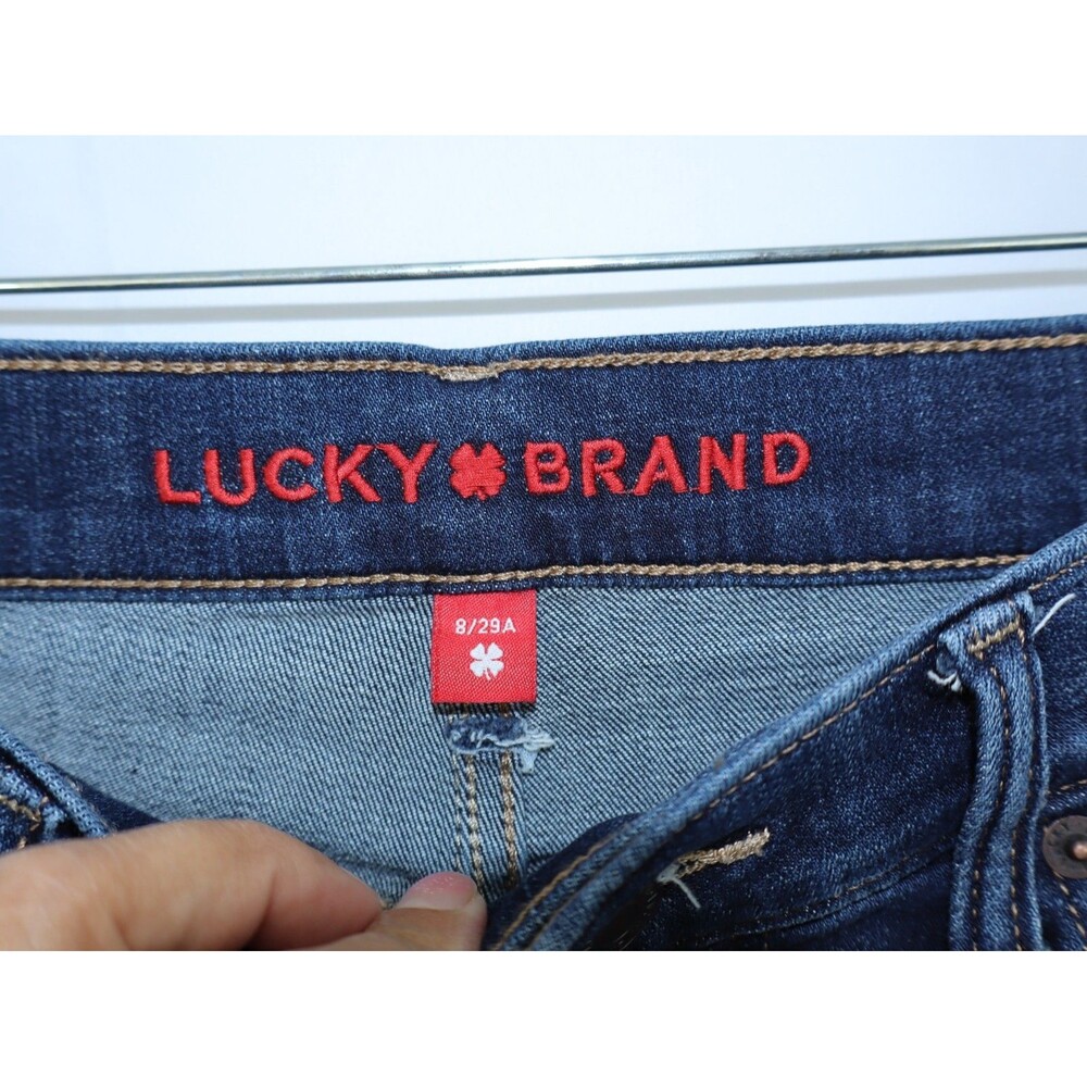 Women’s Lucky Brand Sweet Mid Rise Straight Denim Jeans Blue Size 8/29A - Picture 3 of 7